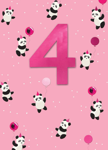 Picture of HAPPY 4TH BIRTHDAY PANDA